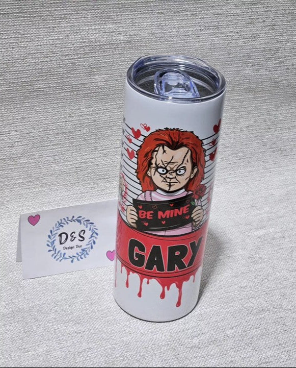 Love | Chuckie | Funny/horror - Personalised Stainless Steel Drinks Tumbler