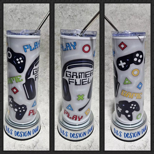 GAMER /xbox / Play Station - Personalised Stainless Steel Drinks Tumbler