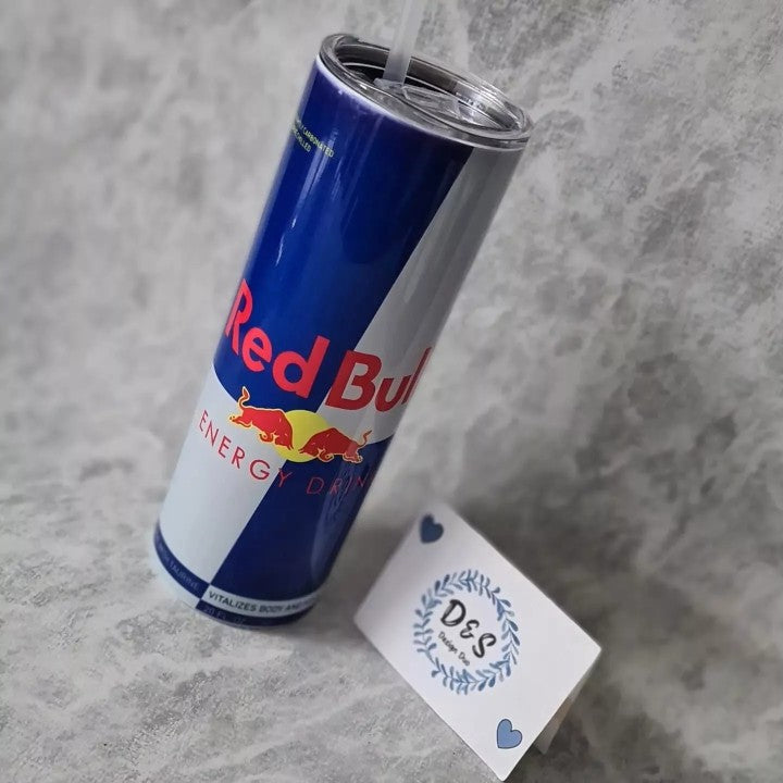 Red Bull Original Design - Personalised Stainless Steel Drinks Tumbler Hot Cold