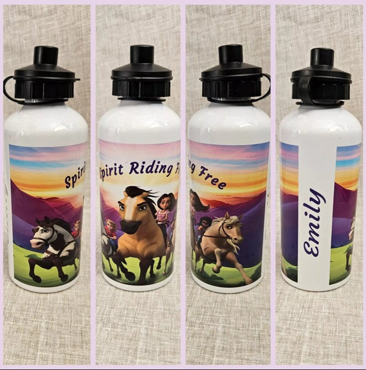 Spirit - Horse | Riding Free - Personalised reusable Aluminium water bottle