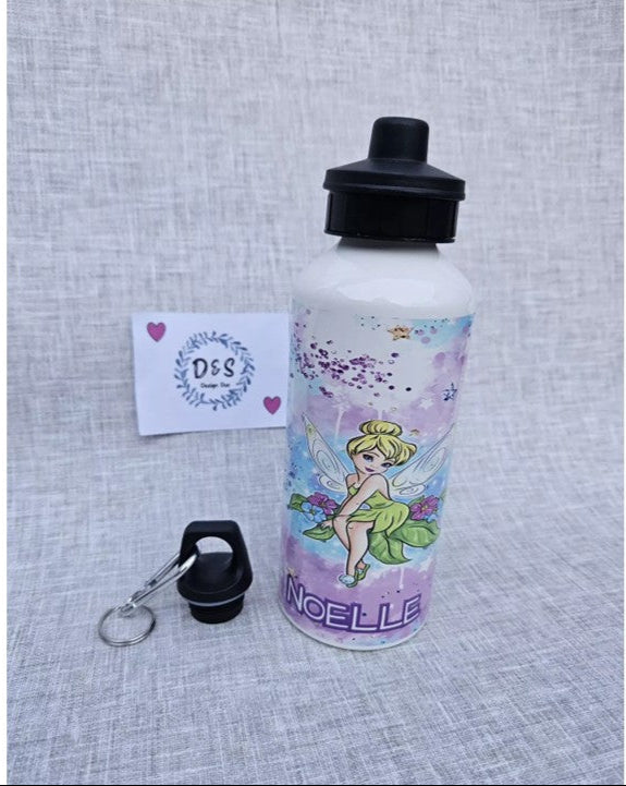 Personalised Disney Inspired - Tinkerbell - Reusable drinks bottle - ideal gift